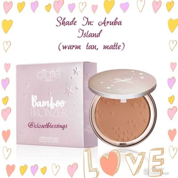❤️🔥HP❤️🔥 Ciate London Bamboo Bronzer in Aruba Island - Picture 3 of 16